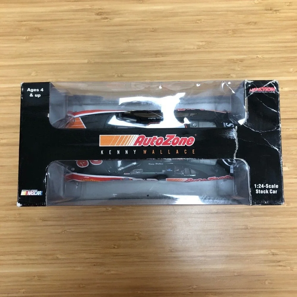 Action Performance Stock Car Adults Black AutoZone Kenny Wallace 22 Diecast 1:24